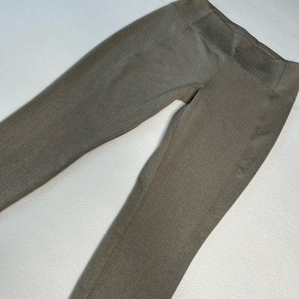 Athleta Women's Size L Delancey Herringbone Tight Legging Gray 487663